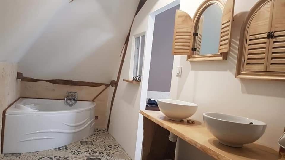 Gite Du Moulin De Barutel Mamers,Avec Spa Et Hammam Sur Reservation Payant Exteriör bild